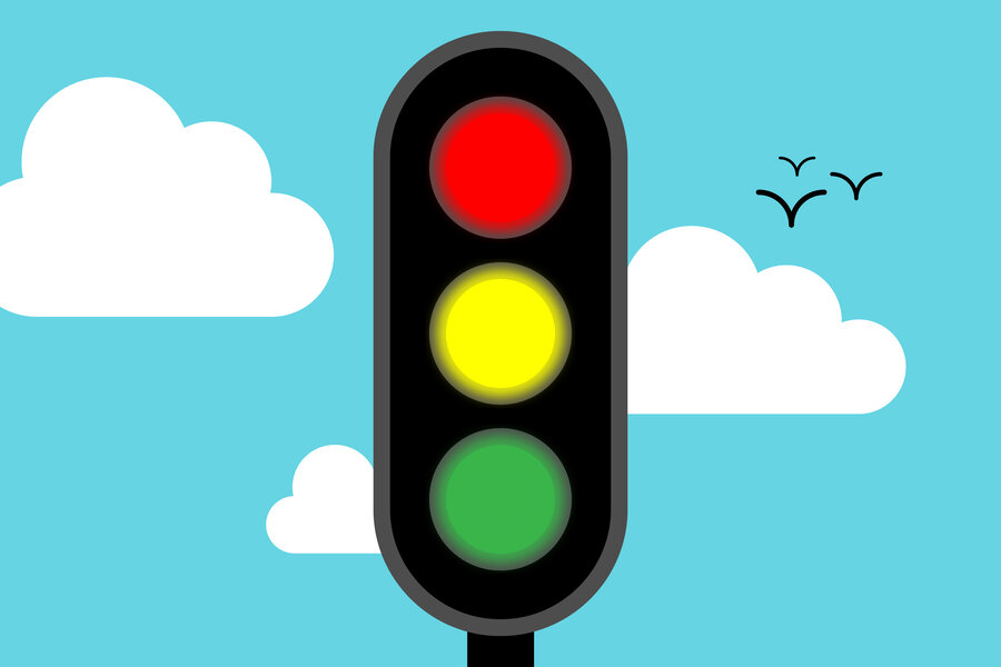 Why traffic light colors are red yellow and green
