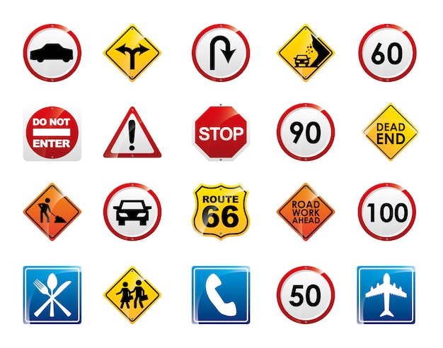 Traffic signs images
