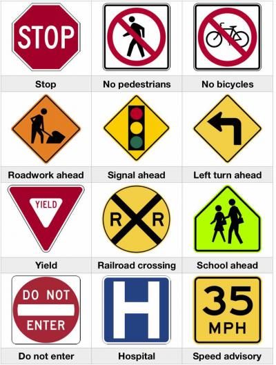 Road traffic safety signs for kids free printable worksheets for kids road traffic safety road traffic signs all traffic signs