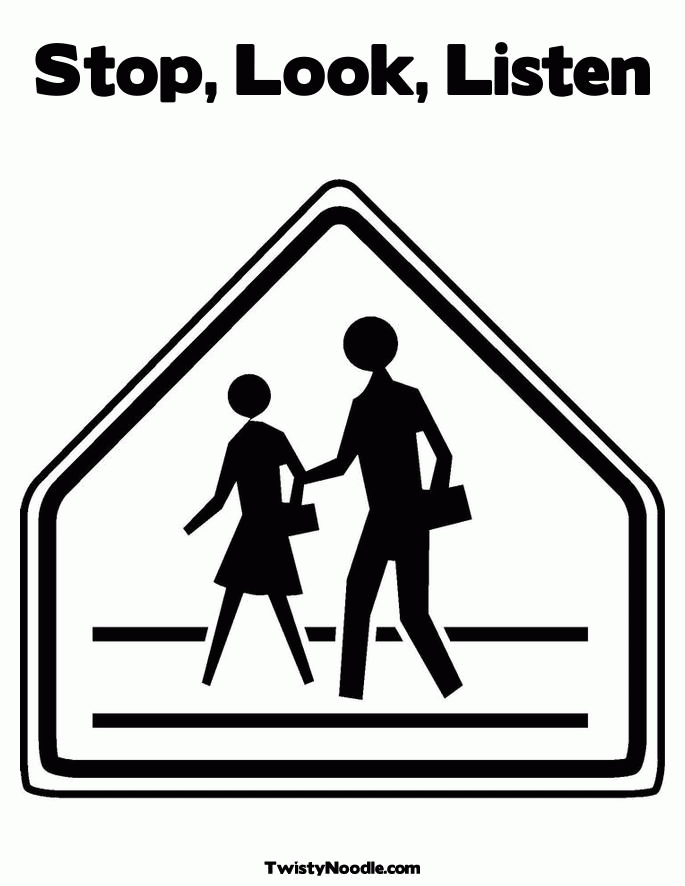 Printable traffic light template