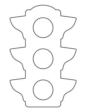 Traffic light pattern use the printable outline for crafts creating stencils scrapbooking and morâ traffic light creative activities for kids traffic signal