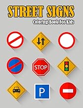 Street signs coloring book for kids road signs and coloring book marshall nick books