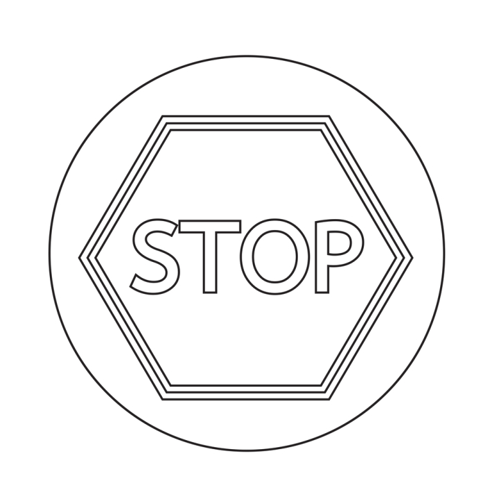 Free stop sign icon