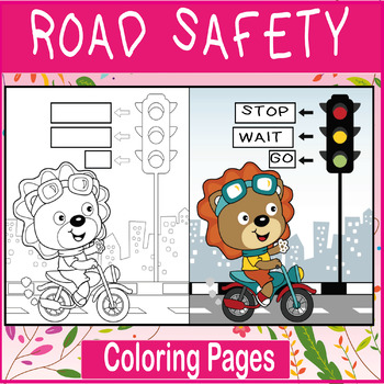 Road safety coloring pages road signs coloring sheets
