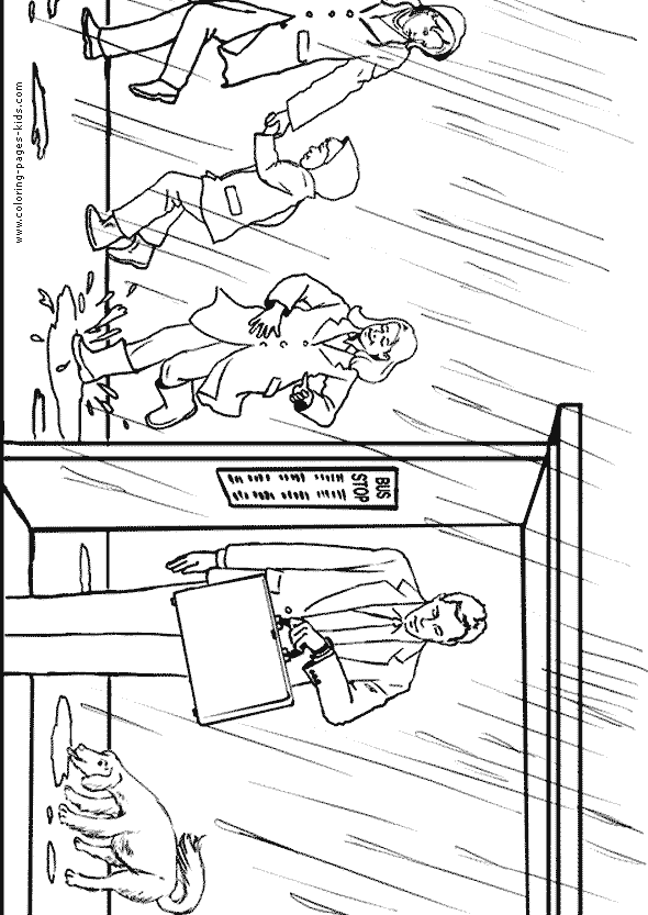 Bus color pages