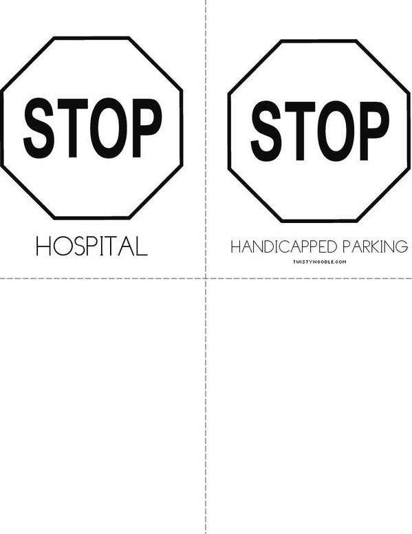 Us traffic signs book
