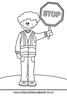 Crossing guard louring