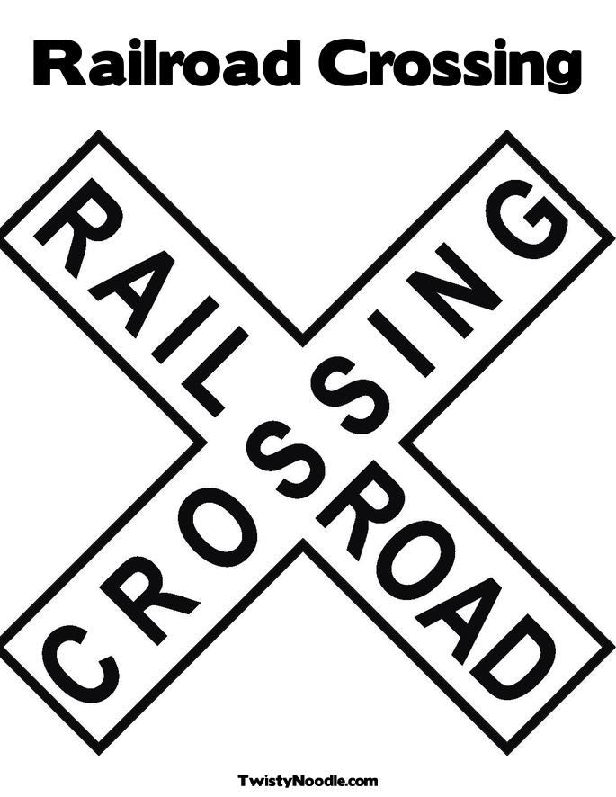 Coloring page road sign objects â printable coloring pages