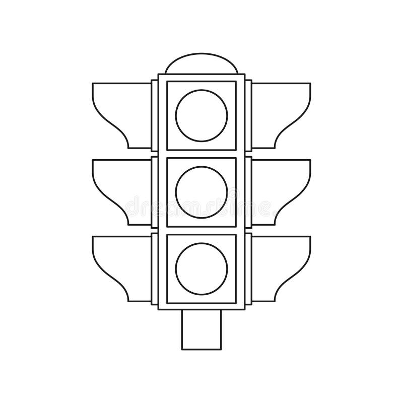 Traffic light coloring stock illustrations â traffic light coloring stock illustrations vectors clipart