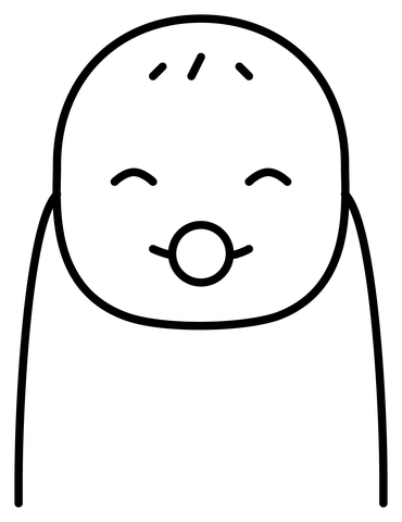 Baby emoji coloring page free printable coloring pages
