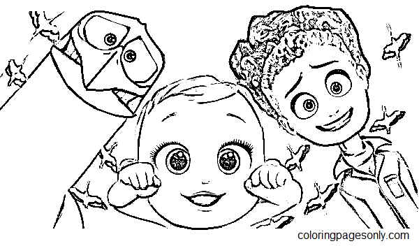 Storks movie coloring pages printable for free download