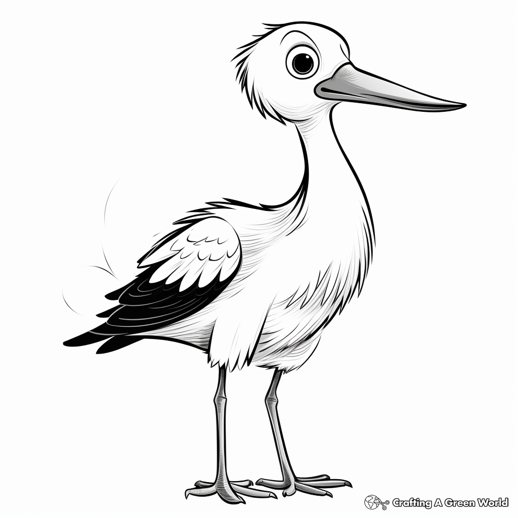 Stork coloring pages