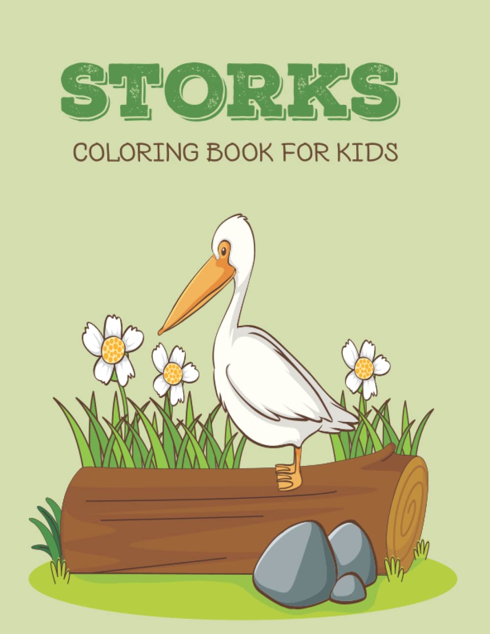Buy storks colorg book for kids cute easy funny colorg book for kids perfect gift for kids onle at dia