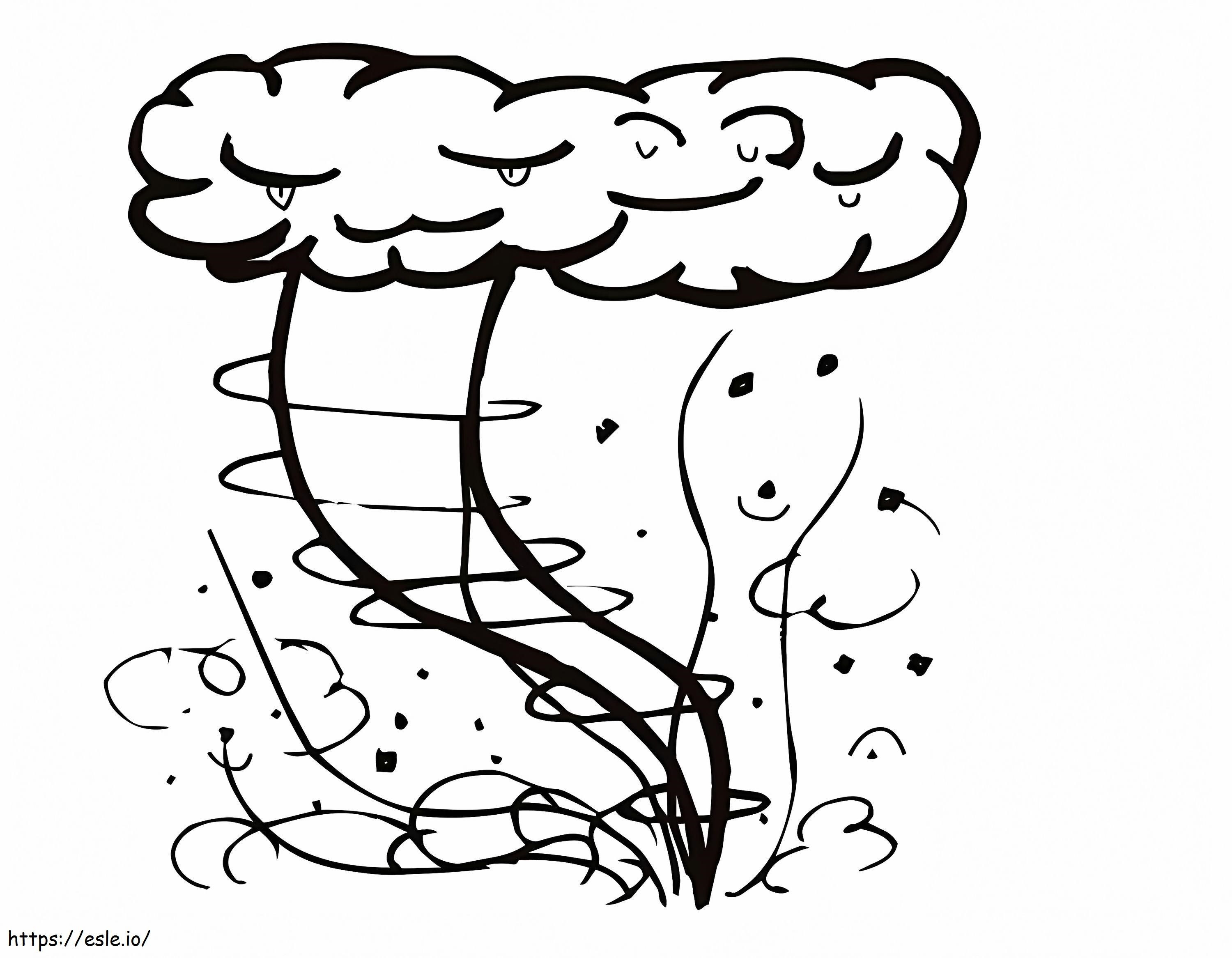 Storm coloring page
