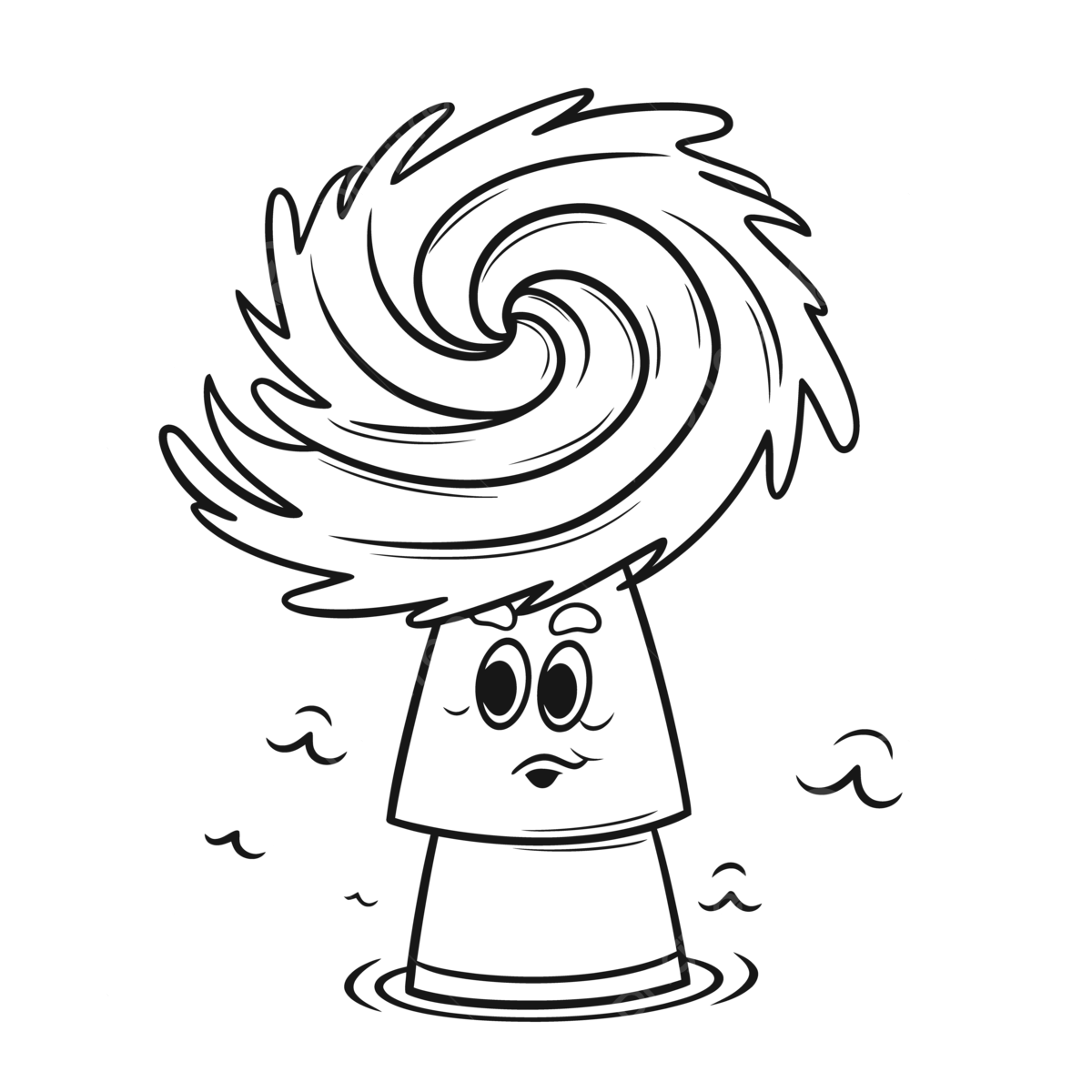 Cartoon coloring page of a storm whipping up the sand outline sketch drawing vector car drawing cartoon drawing wing drawing png and vector with transparent background for free download