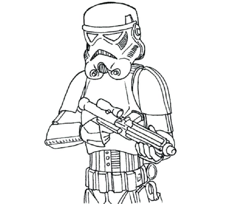Stormtrooper coloring pages