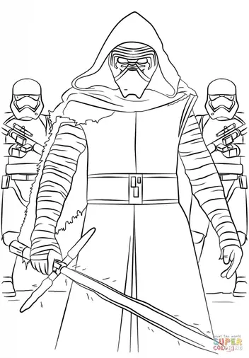 Iconic star wars stormtrooper coloring pages