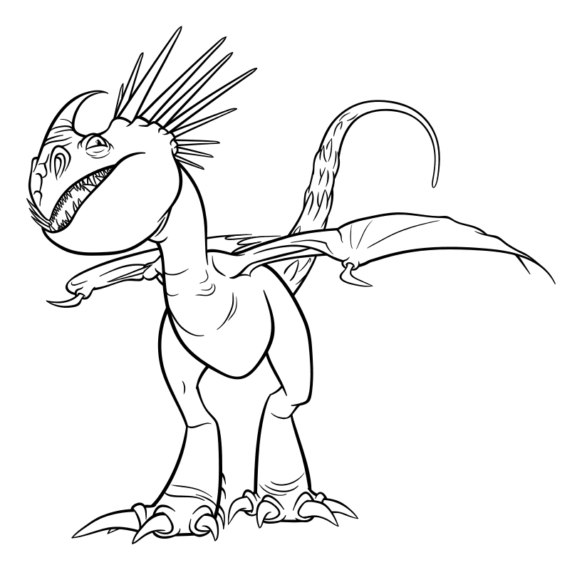 Stormfly coloring pages to download and print for free