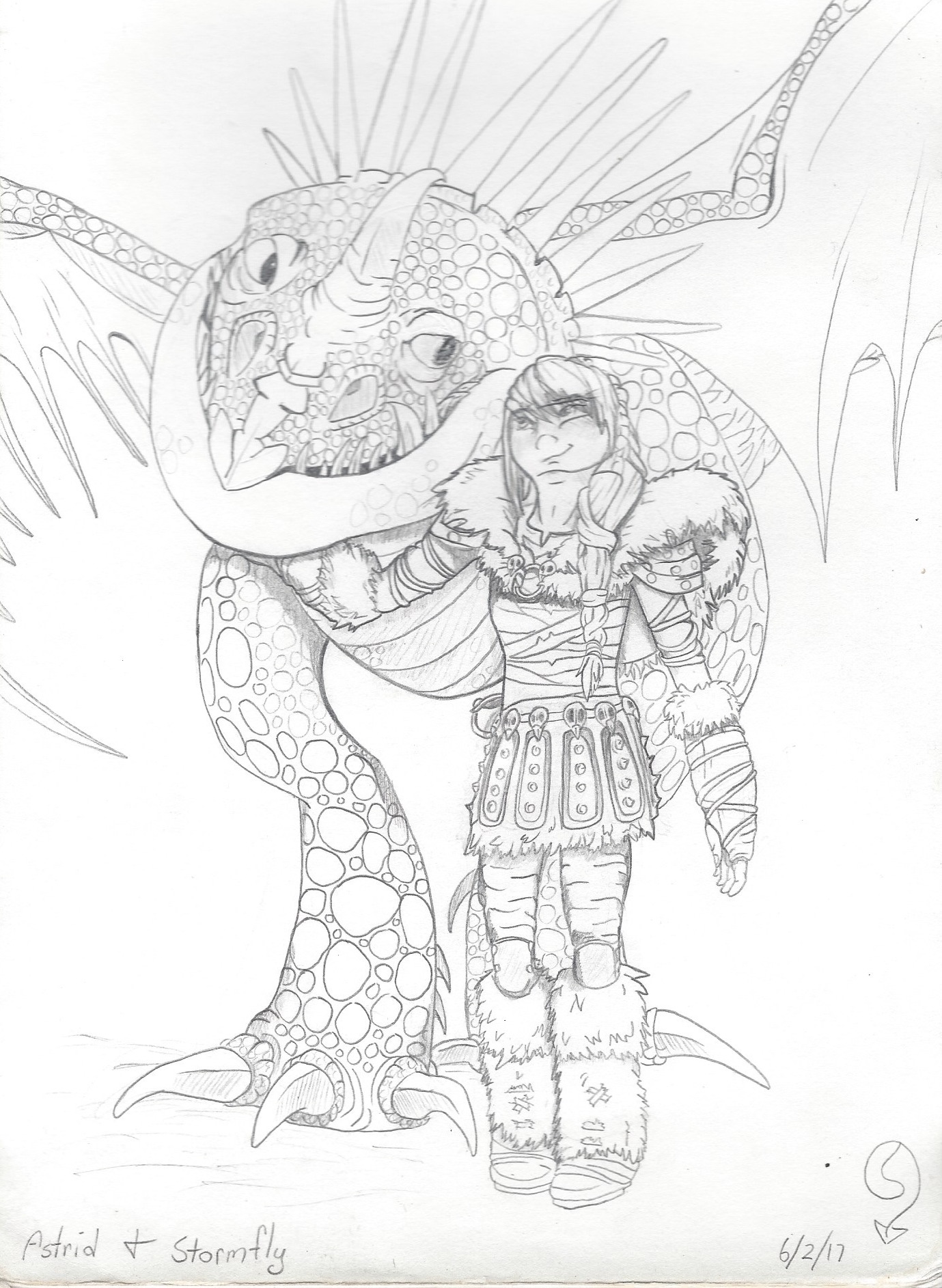Astrid and stormfly
