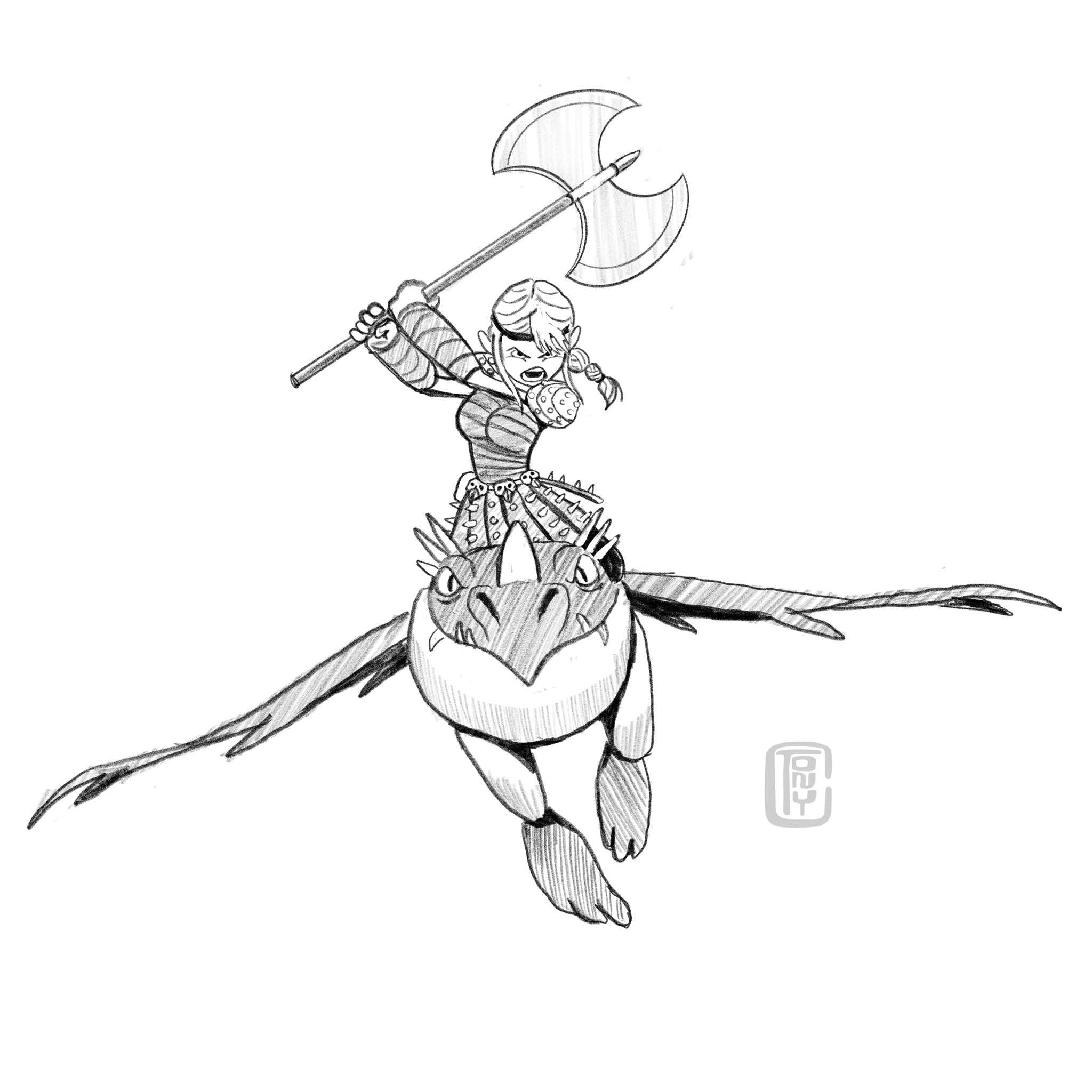 Tony helms on x howtotrainyourdragon httyd stormfly astrid dragon dragons fanuary fanuary sketch doodle httpstcosxewyqzvlm x