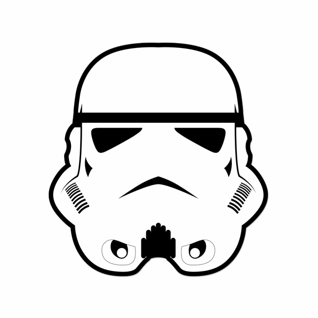 Star wars stormtrooper laser die cut