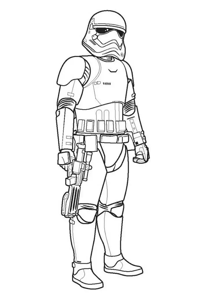 Stormtrooper coloring page