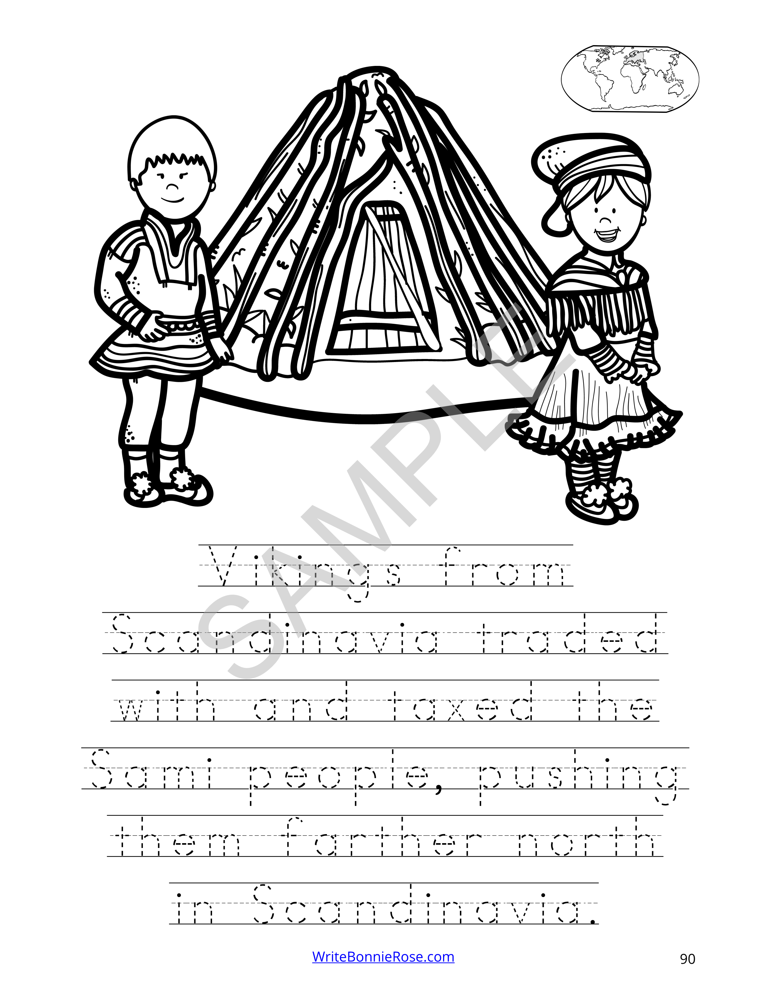 Story of the middle ages coloring book vol