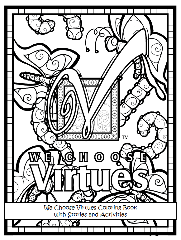 Kids of virtueville coloring and story pages