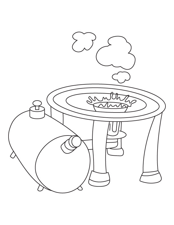 Stove coloring page download free stove coloring page for kids best coloring pages