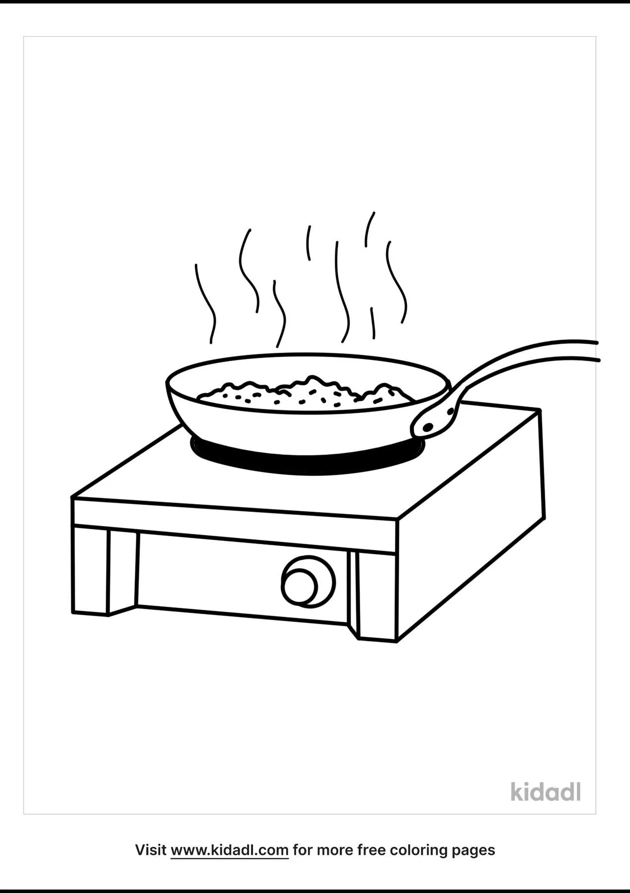Free stove coloring page coloring page printables