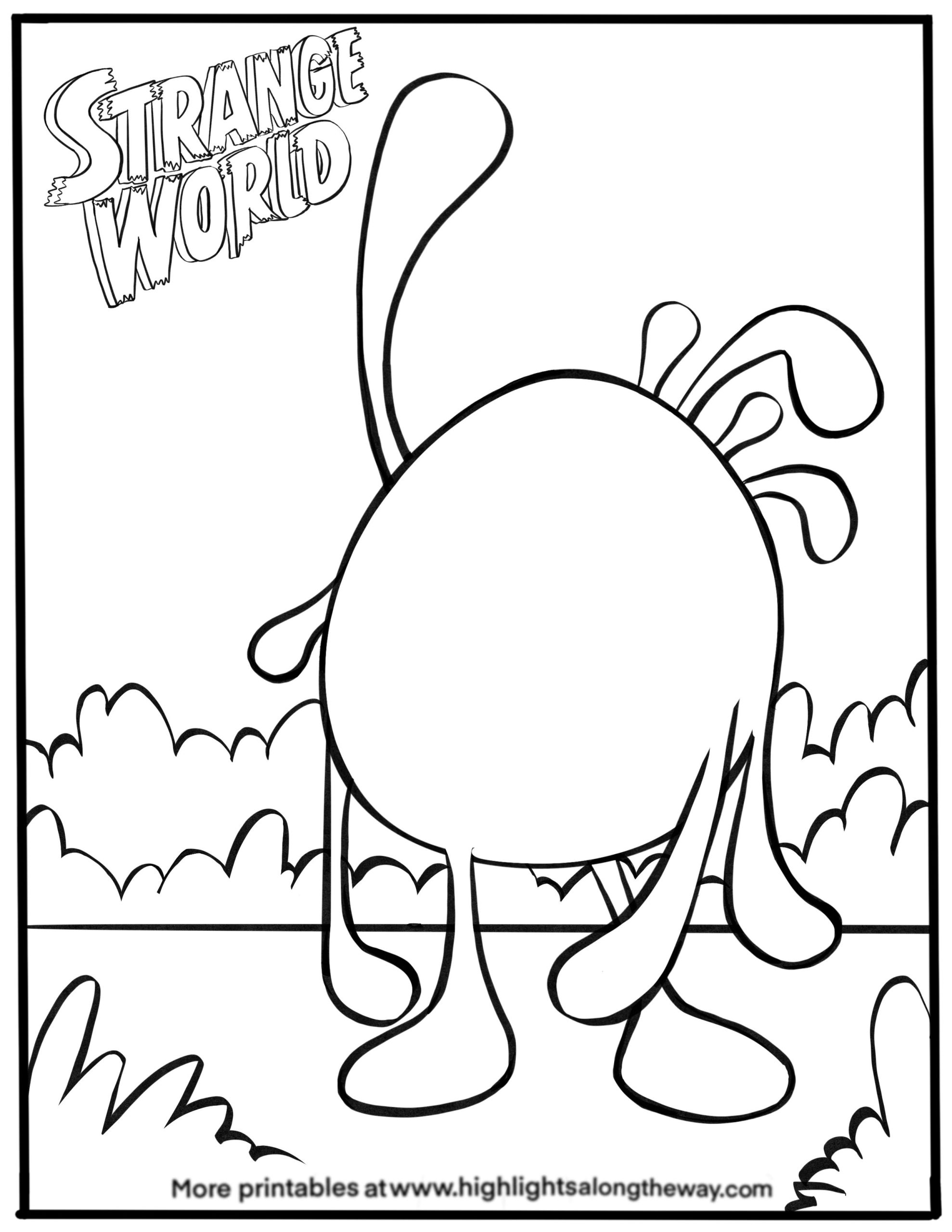 Strange world by disney animation