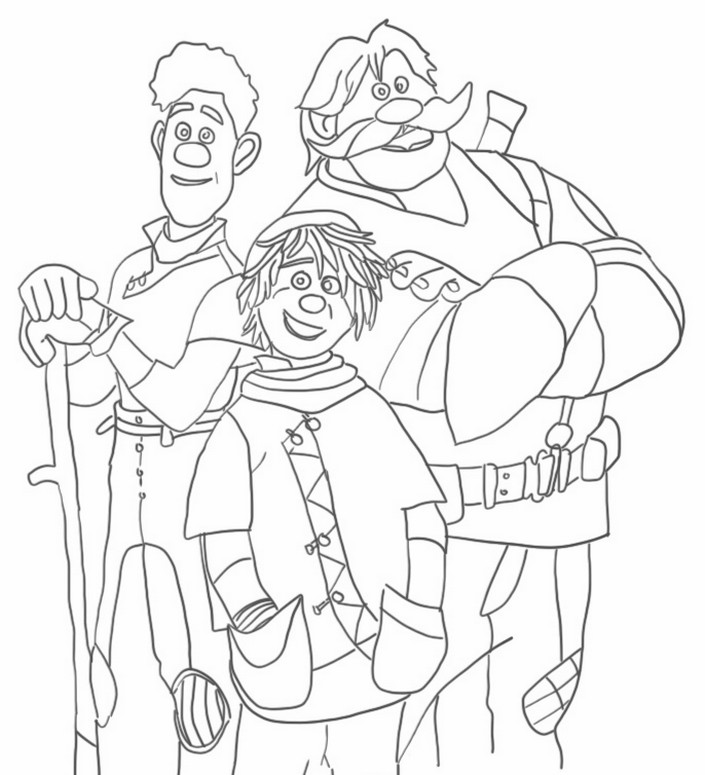 Coloring page strange world searcher ethan jaeger
