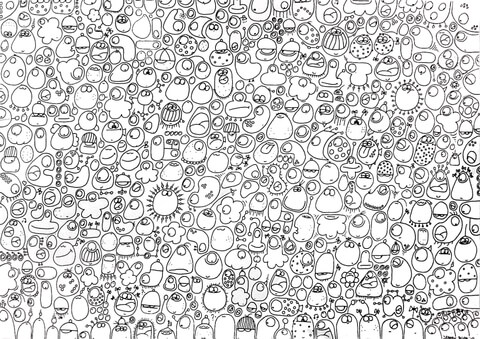 Strange world munnen by jompie coloring page free printable coloring pages