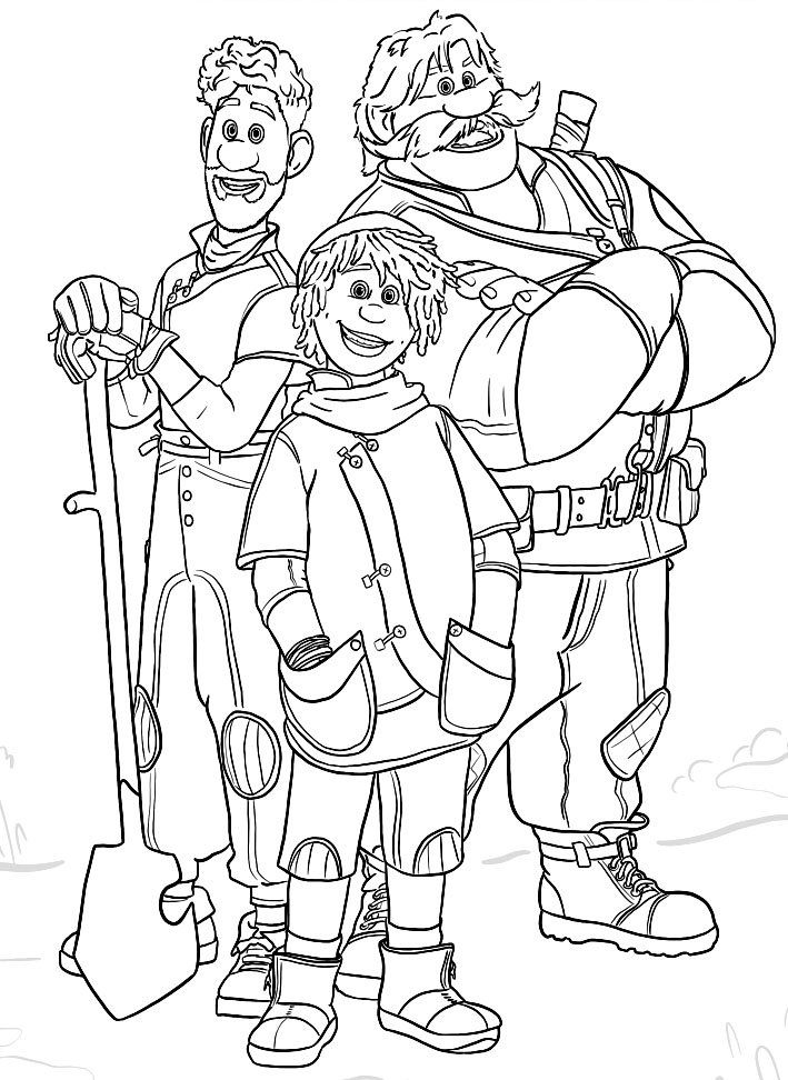 Strange world coloring pages â art education