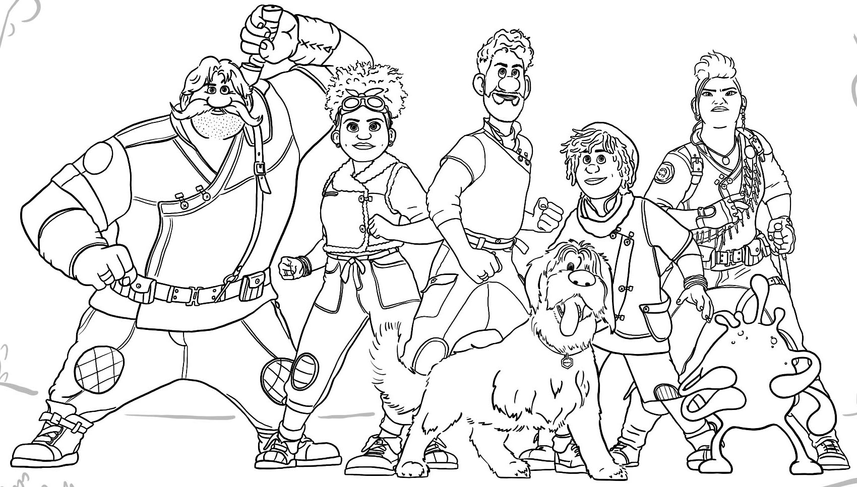 Coloring pages strange world â coloring pages