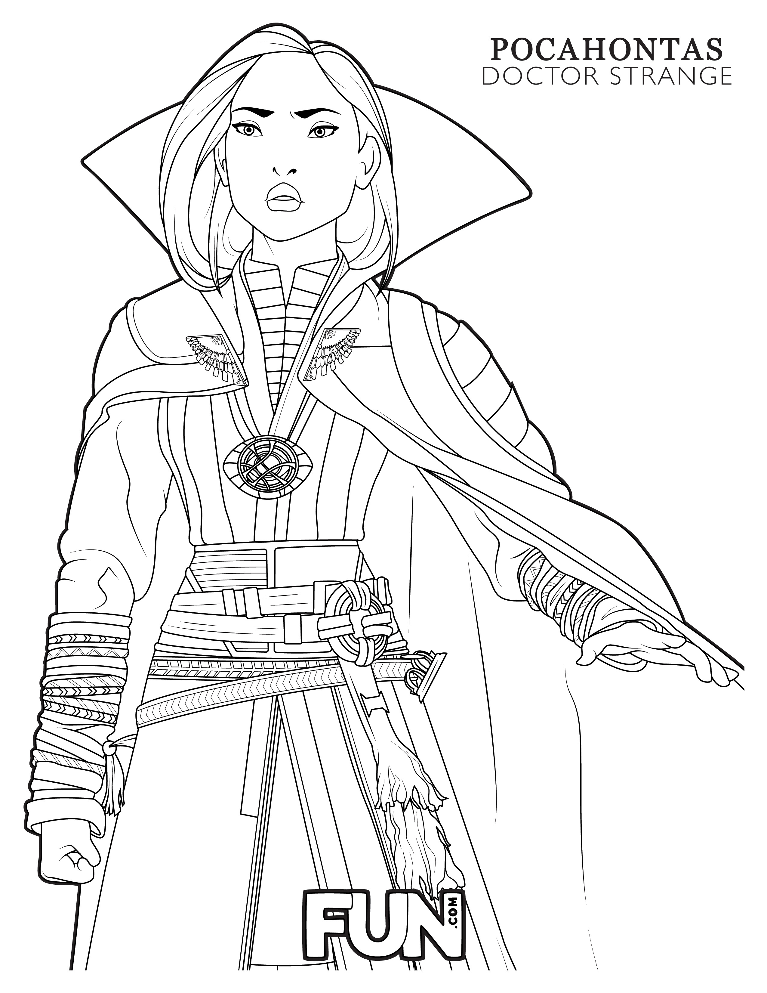 Feel the magic with these mashup disney coloring pages printables