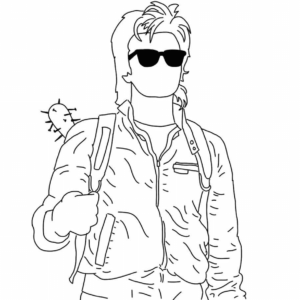 Stranger things coloring pages printable for free download