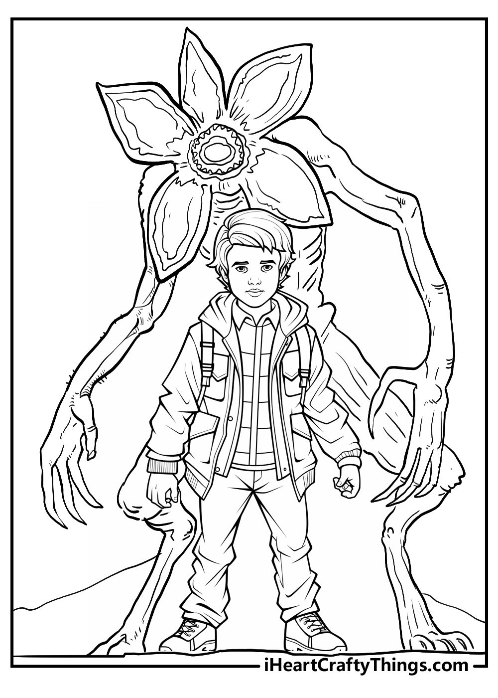 Printable stranger things coloring pages updated