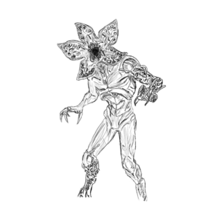 Stranger things coloring pages printable for free download