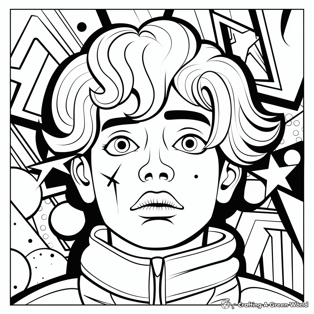 Aesthetic coloring pages