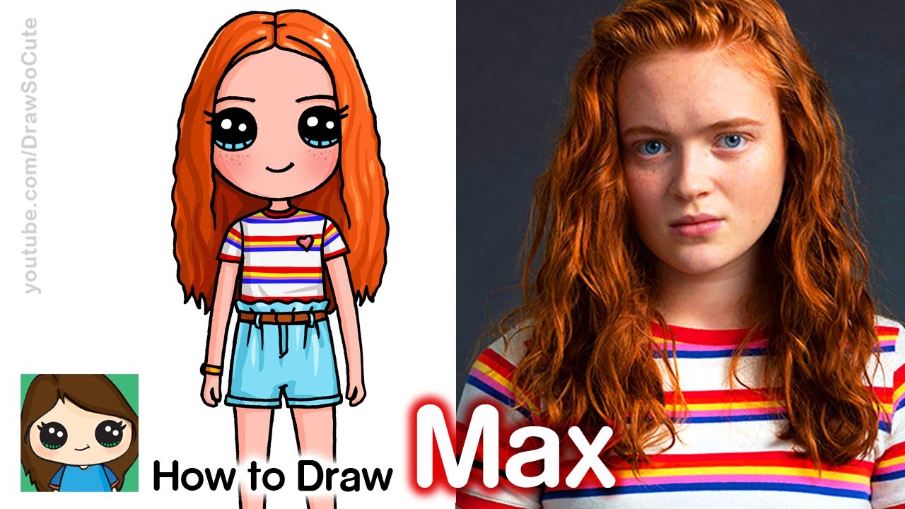 How to draw ax fro stranger things