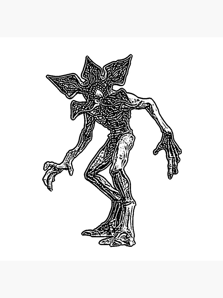 Stranger things demogorgon poster for sale by emeraldocean