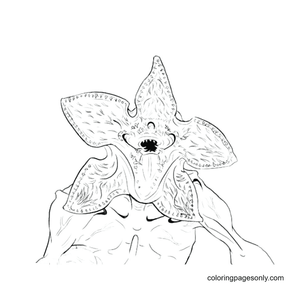 Stranger things coloring pages printable for free download