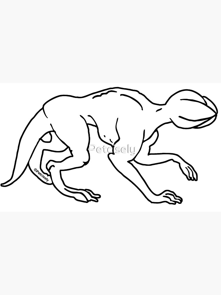 Demogorgon coloring book style photographic print for sale by petcisely