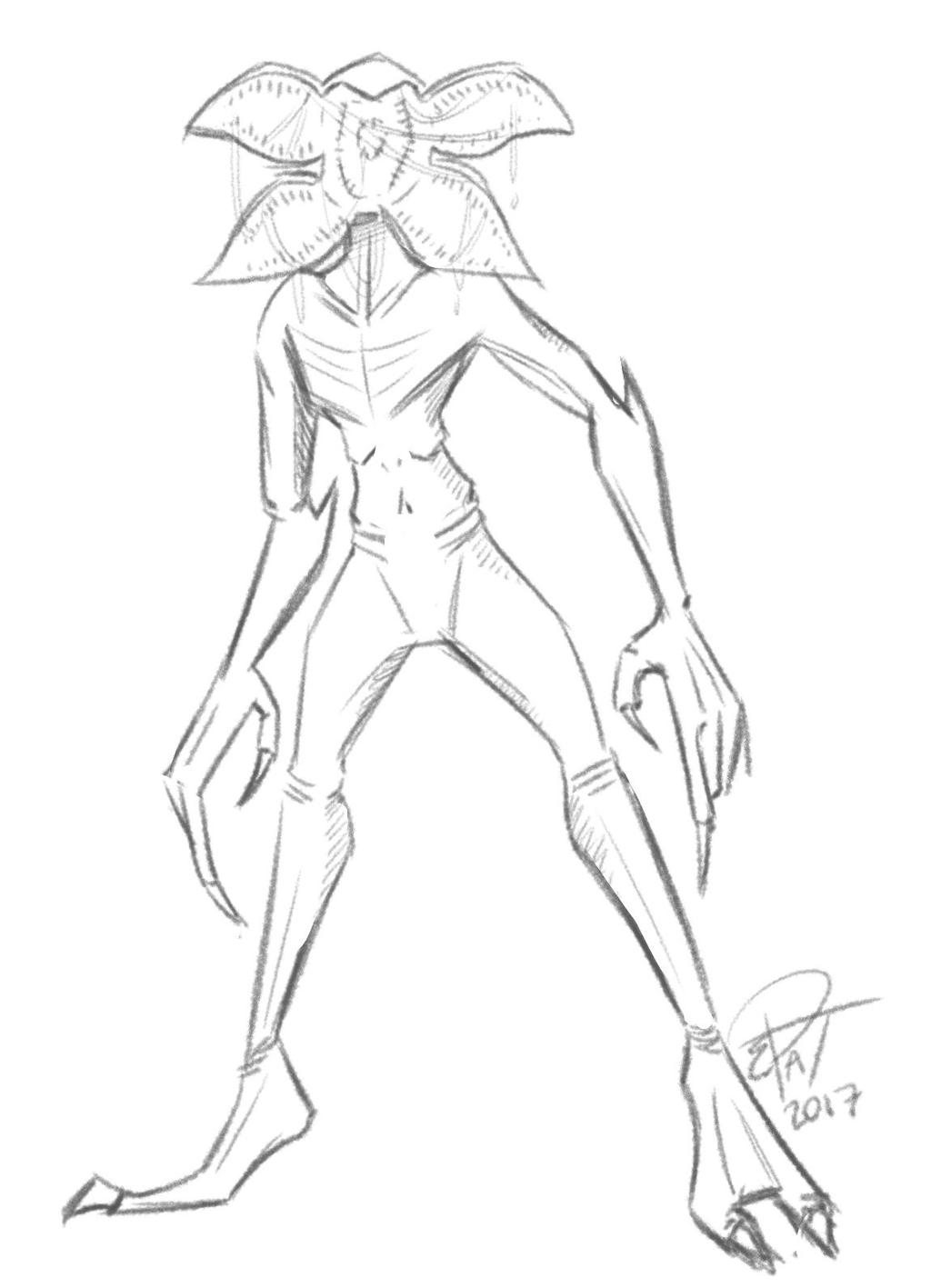 The demogorgon by thestupidbutterfly on