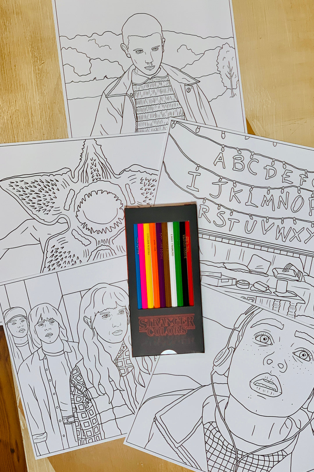 Stranger colors vol coloring gift set â dart boutique