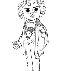 Stranger things coloring pages printable for free download