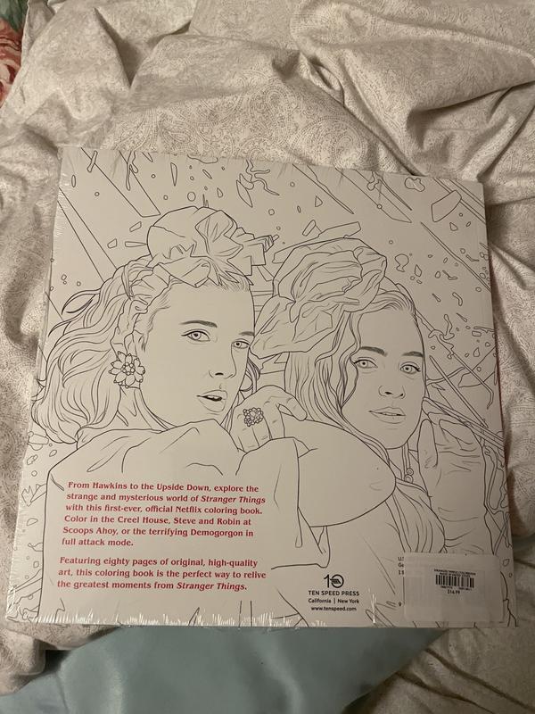 Stranger things the official coloring book hot topic
