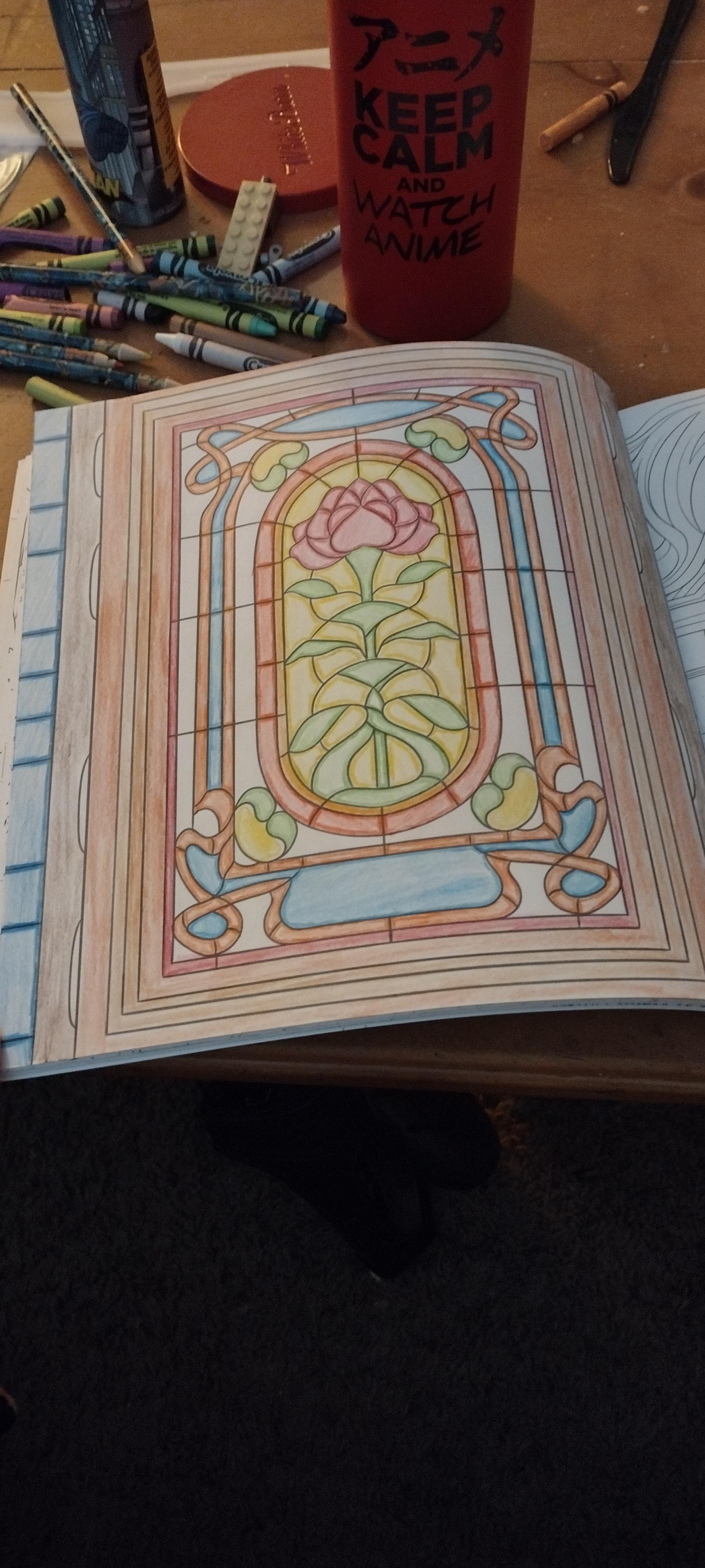Creel door from the official coloring book rstrangerthings