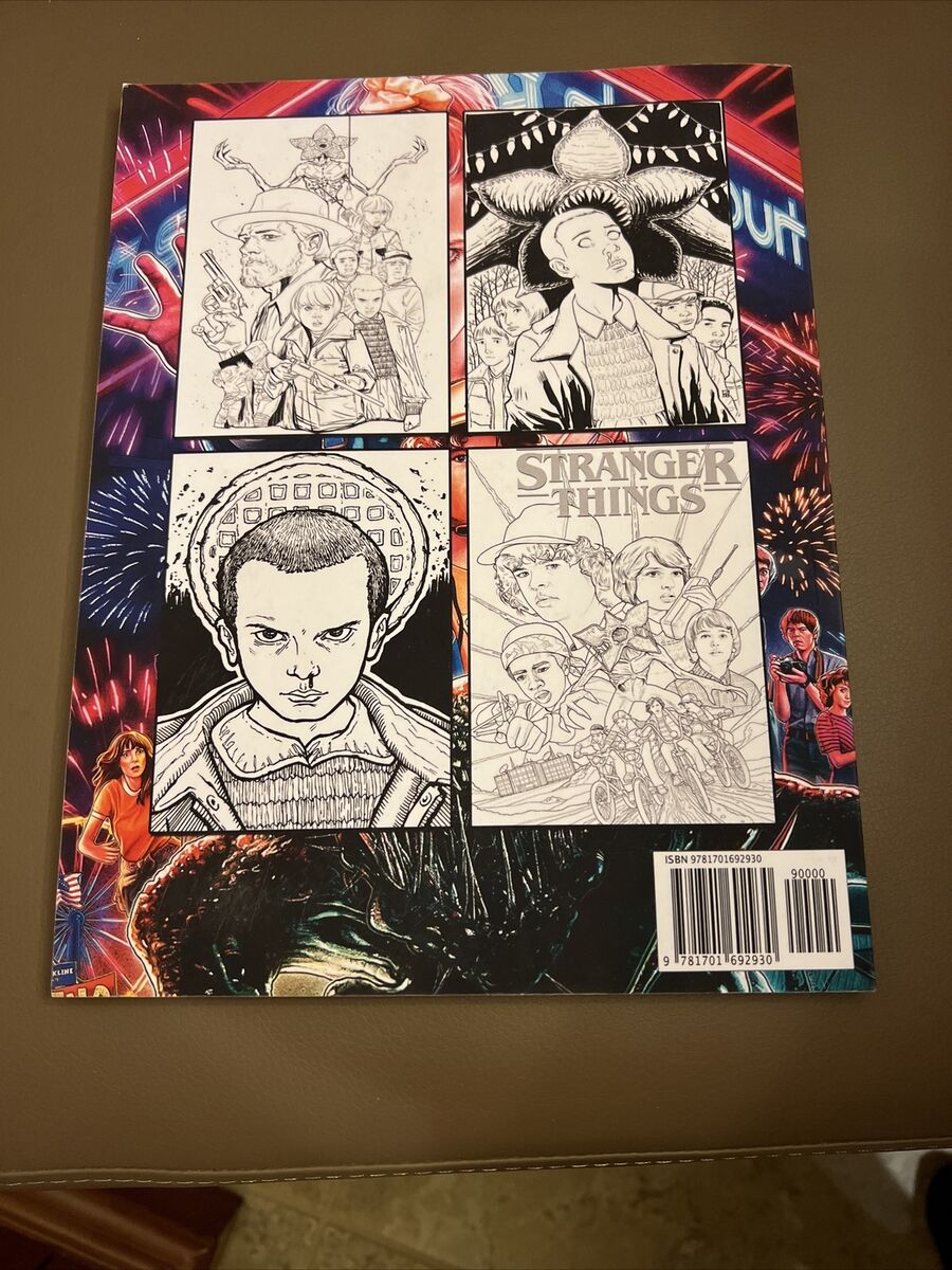Stranger things coloring book by netflix english paperback book